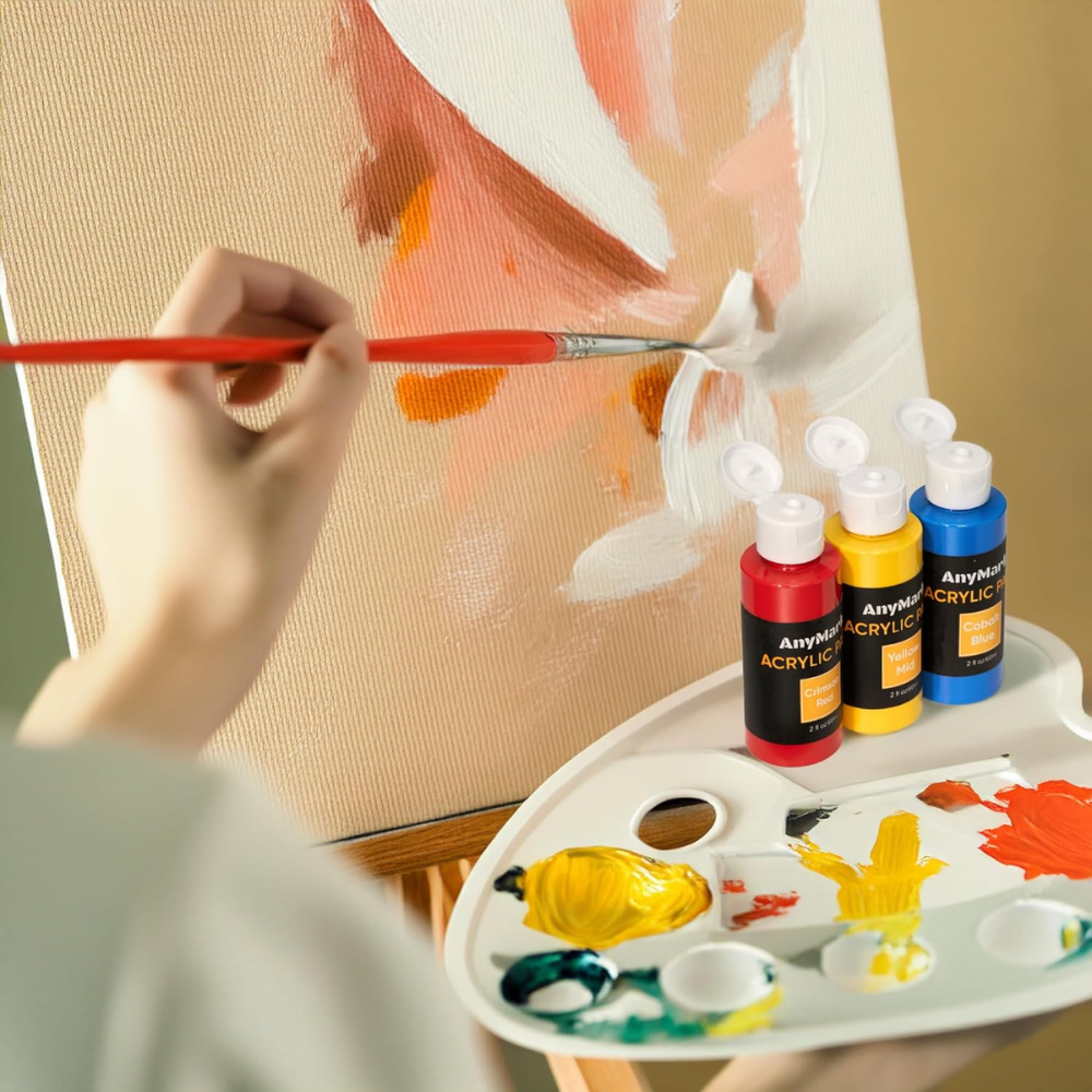 Acrylic Paints - 6 Colors - image 1